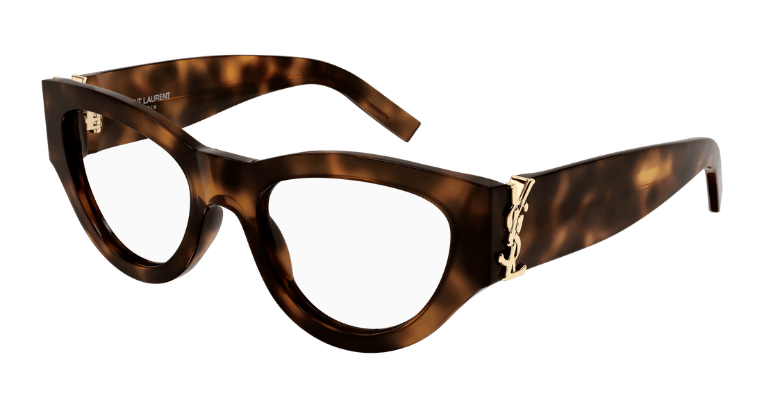 Brillen saint laurent sl m94 opt 002 havana cat eye femenino größe 53mm - Hauptansicht