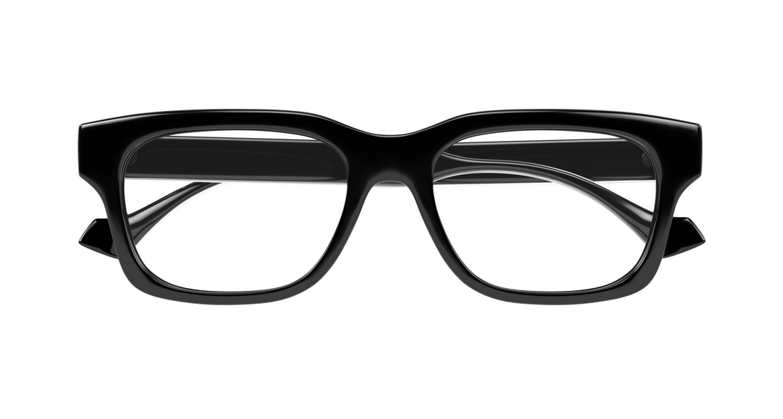 Occhiali da vista gucci gg1731o 001 negro rectangular / squared masculino taglia 54mm - Vista dettagliata
