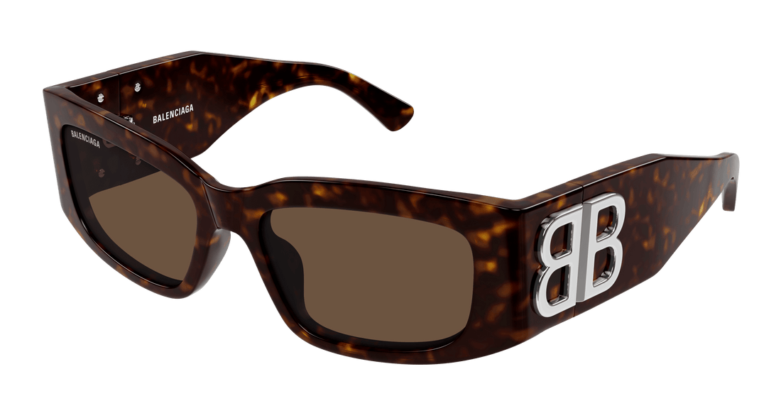 Sunglasses balenciaga bb0360s 002 havana rectangular / squared femenino size 56mm - Main view