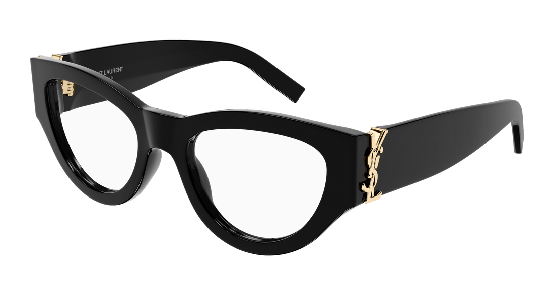 Prescription glasses saint laurent sl m94 opt 001 negro cat eye femenino size 53mm - Main view