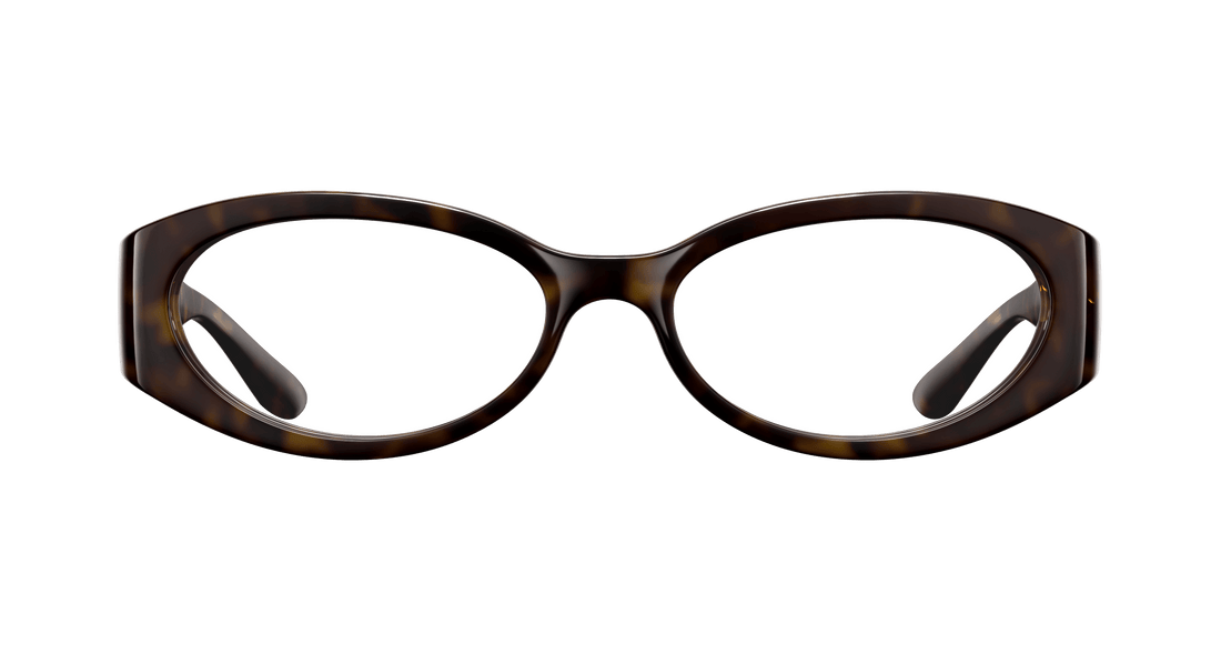 Occhiali da vista gucci gg1693o 002 havana round/oval/panthos femenino taglia 52mm - Vista dettagliata