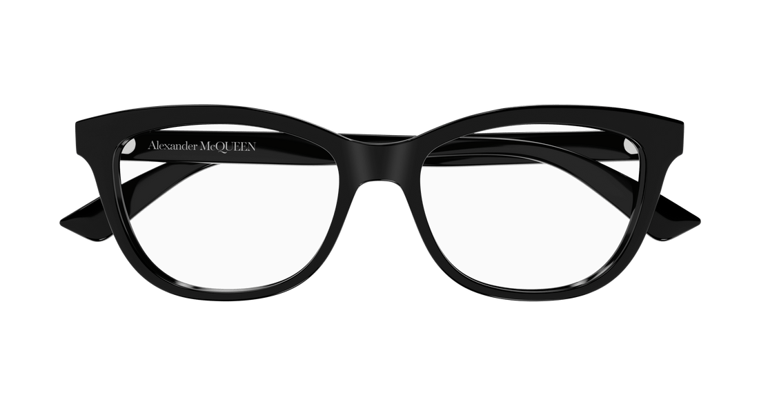 Brillen alexander mcqueen am0461o 001 femenino größe 53mm - Detailansicht