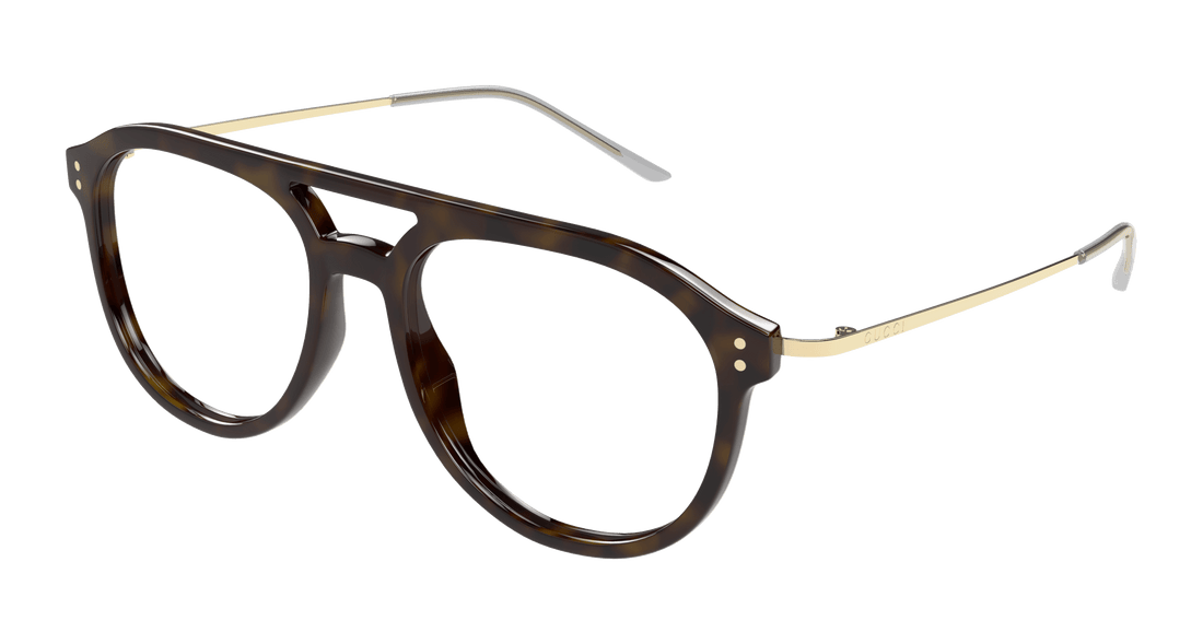 Brillen gucci gg1708o 002 havana pilot/navigator masculino größe 53mm - Hauptansicht