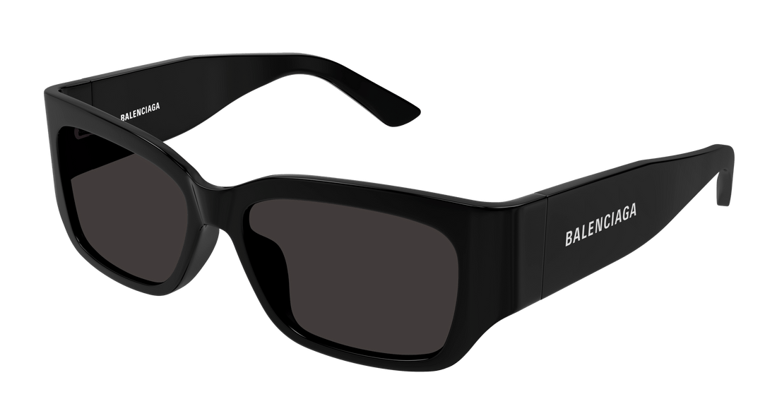 Lunettes de soleil balenciaga bb0331sk 001 rectangular unisex taille 56mm - Vue principale