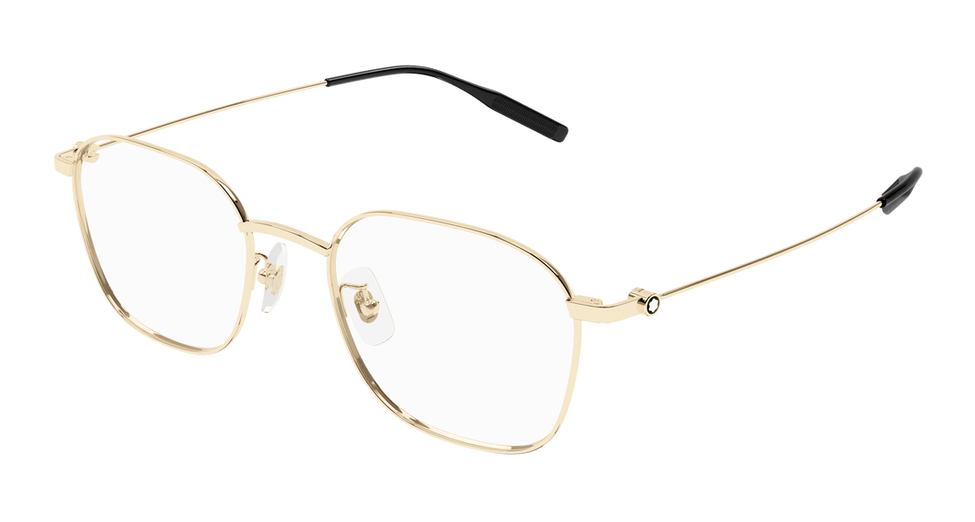 Occhiali da vista montblanc mb0371oa 002 dorado rectangular / squared masculino taglia 52mm - Vista principale