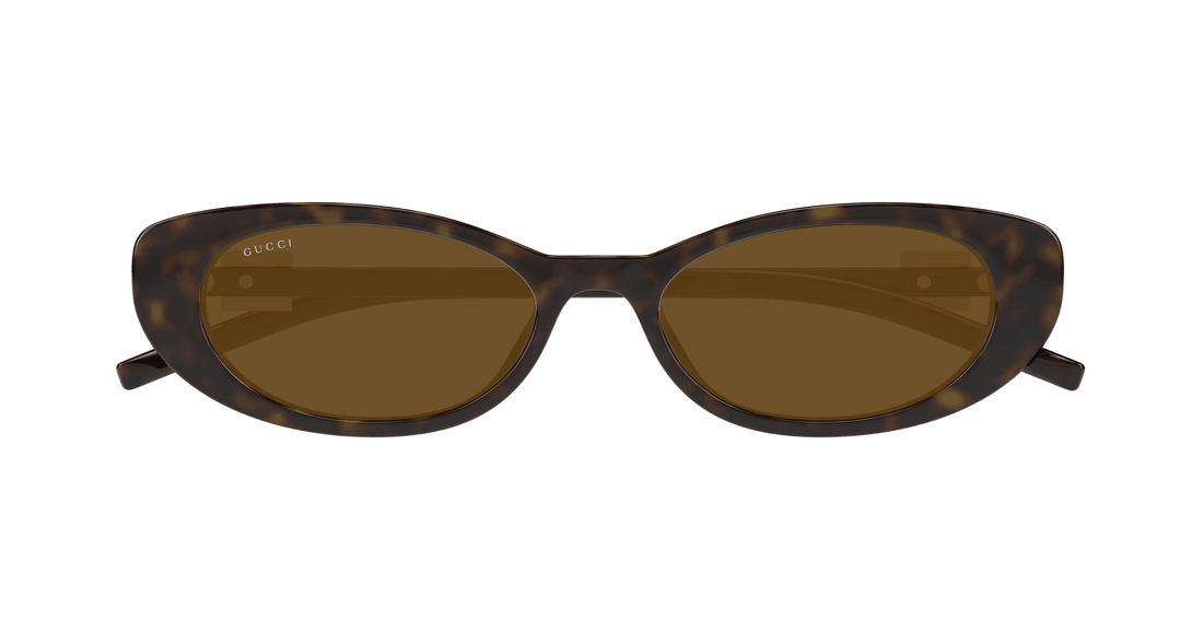 Sunglasses gucci gg1680s 004 havana cat eye femenino size 52mm - Detailed view
