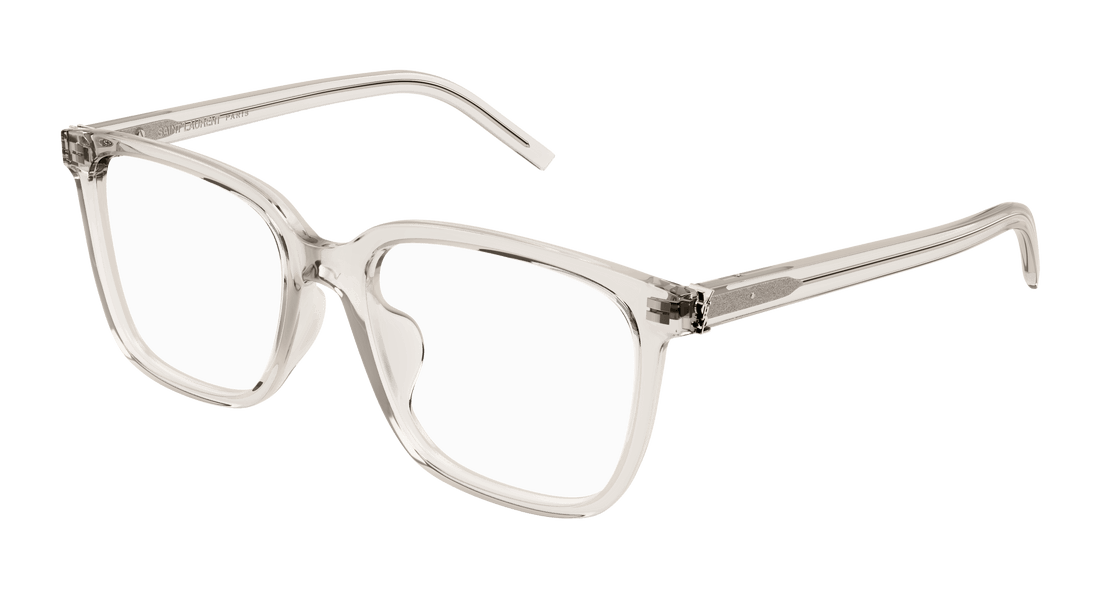 Brillen saint laurent sl m142/f 003 beige rectangular / squared femenino größe 54mm - Hauptansicht