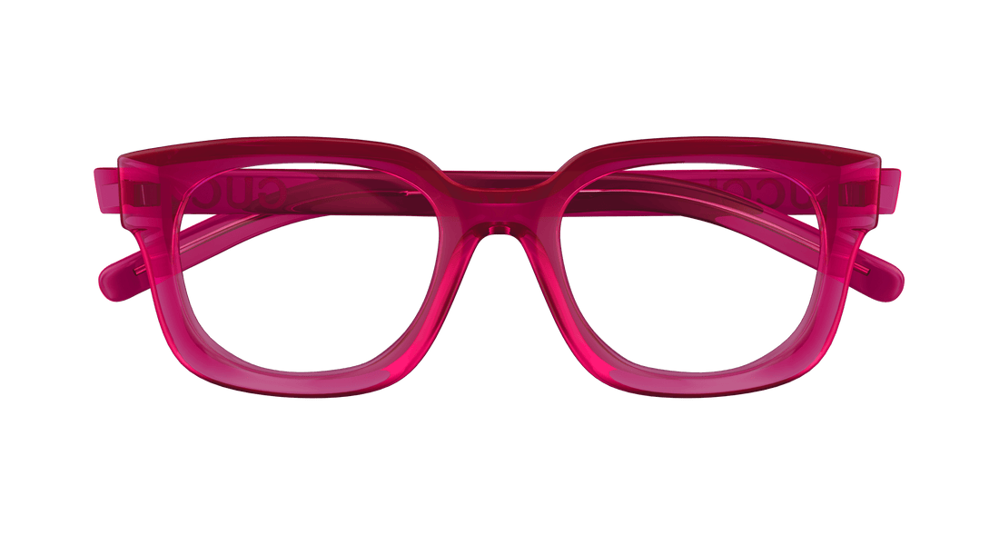 Brillen gucci gg1721o 004 rojo rectangular / squared femenino größe 50mm - Detailansicht