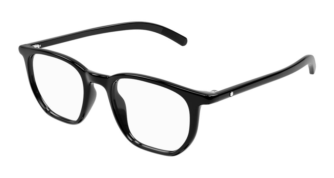 Óculos graduados montblanc mb0349o 001 negro rectangular / squared masculino tamanho 50mm - Vista principal