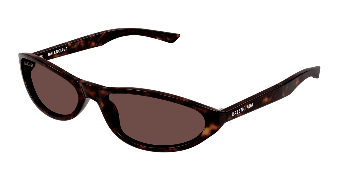 Sunglasses balenciaga bb0007s 013 havana round/oval/panthos unisex size 59mm - Main view