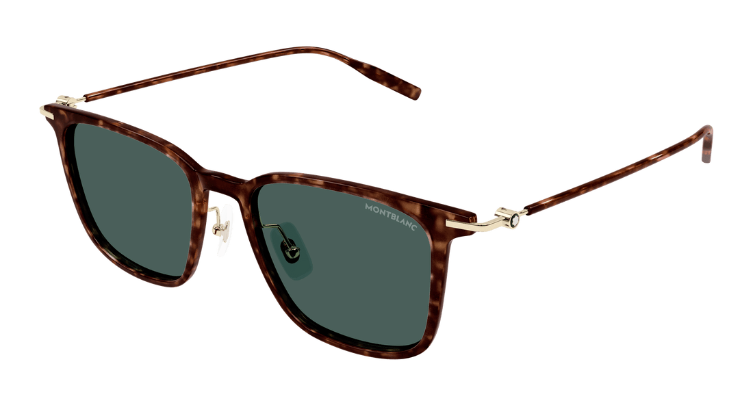 Gafas de sol montblanc mb0354s 002 havana rectangular / squared masculino talla 52mm - Vista principal