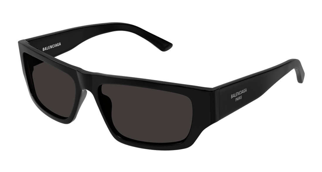 Occhiali da sole balenciaga bb0366s 001 negro rectangular / squared masculino taglia 58mm - Vista principale