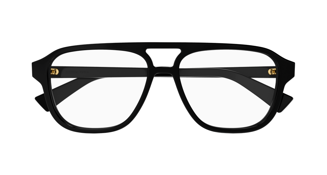 Occhiali da vista bottega veneta bv1294o 001 masculino taglia 56mm - Vista dettagliata