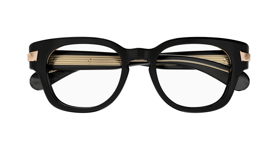 Occhiali da vista gucci gg1518o 001 masculino taglia 51mm - Vista dettagliata