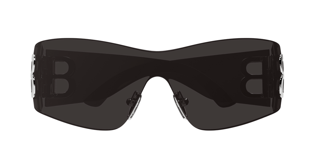 Sunglasses balenciaga bb0359s 001 gris mask femenino size 99mm - Detailed view