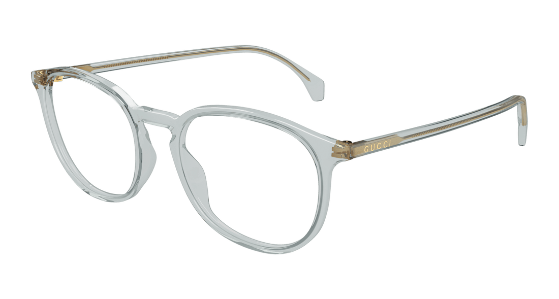 Occhiali da vista gucci gg0551o 013 azul round/oval/panthos masculino taglia 50mm - Vista principale