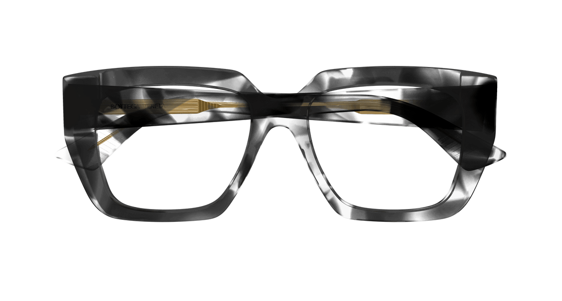 Óculos graduados bottega veneta bv1032o 008 havana rectangular / squared femenino tamanho 52mm - Vista de detalhe