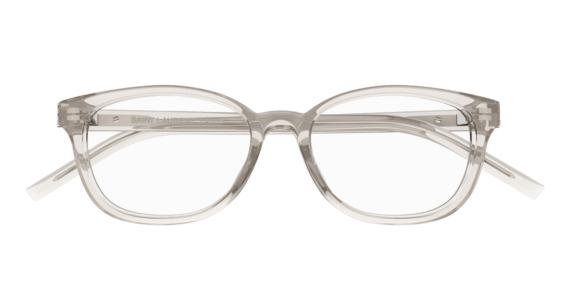 Brillen saint laurent sl m141/f 006 beige cat eye femenino größe 54mm - Detailansicht