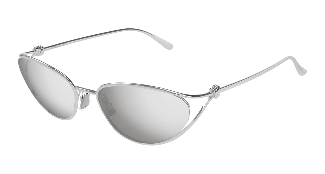 Occhiali da sole bottega veneta bv1330s 002 plateado cat eye femenino taglia 57mm - Vista principale