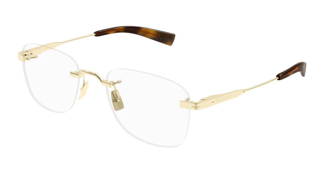 Dioptrijske naočale saint laurent sl 744 002 dorado round/oval/panthos unisex veličina 53mm - Glavni prikaz