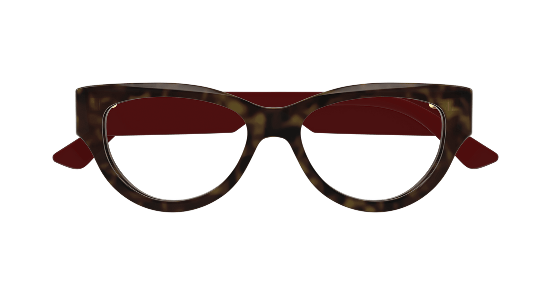 Occhiali da vista gucci gg1665o 006 havana cat eye femenino taglia 53mm - Vista dettagliata