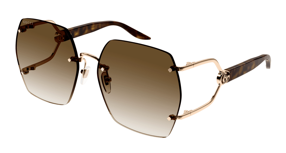 Sonnenbrillen gucci gg1562s 002 havana square femenino größe 62mm - Hauptansicht