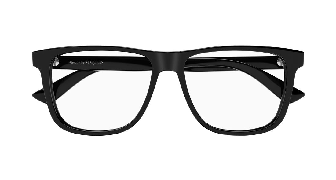 Brillen alexander mcqueen am0463o 001 masculino größe 56mm - Detailansicht