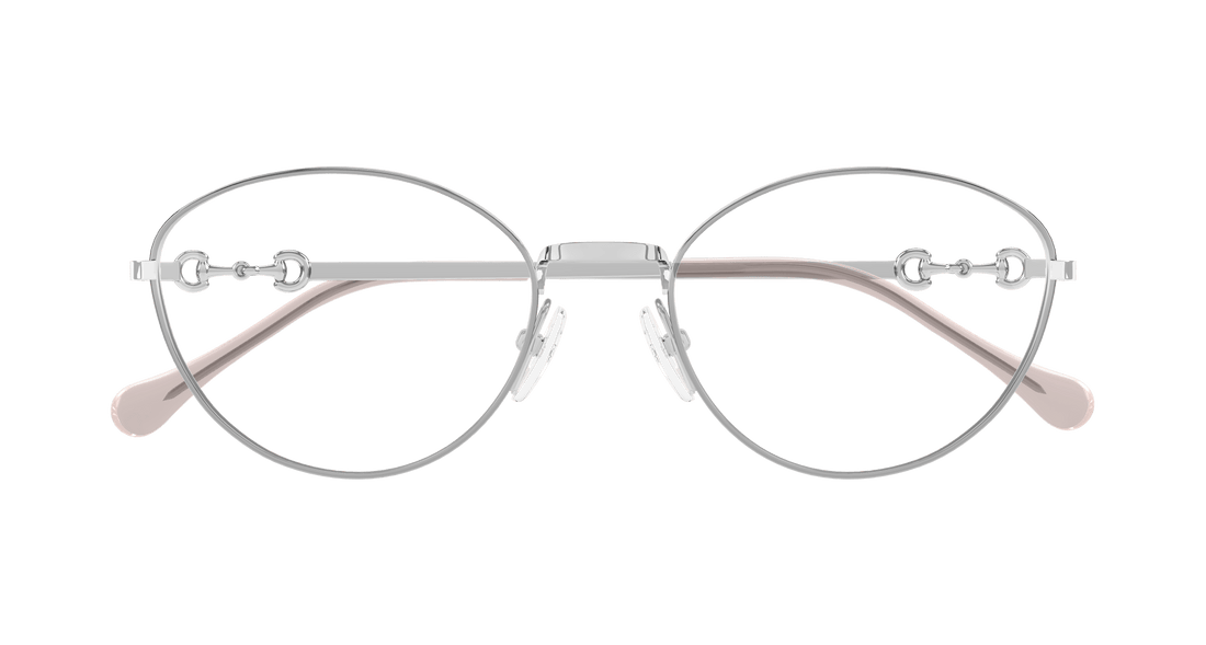 Brillen gucci gg1699o 004 plateado cat eye femenino größe 54mm - Detailansicht