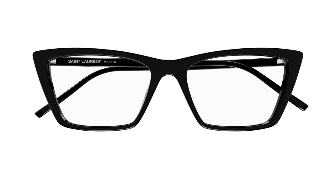 Occhiali da vista saint laurent sl 737 mica thin opt 001 negro rectangular / squared femenino taglia 54mm - Vista dettagliata