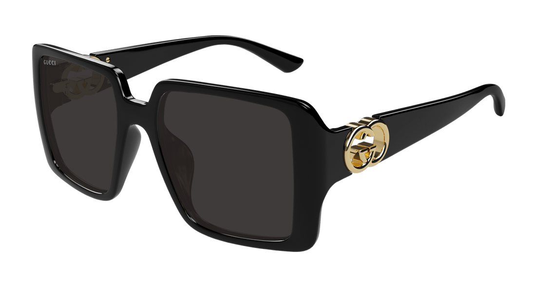 Óculos de sol gucci gg1692sa 001 negro rectangular / squared femenino tamanho 54mm - Vista principal