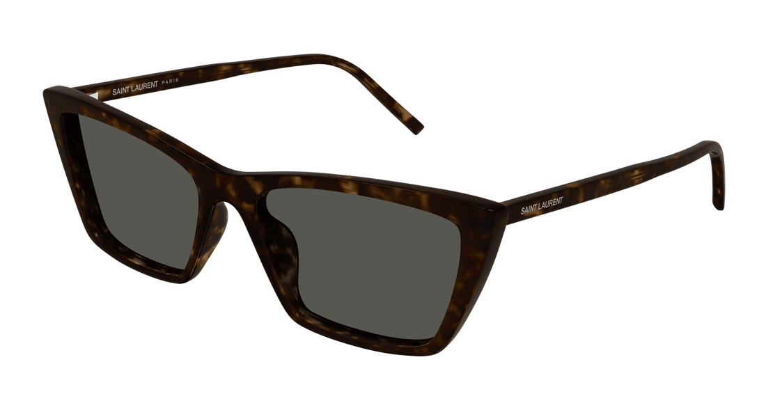Óculos de sol saint laurent sl 737 mica thin 002 havana rectangular / squared femenino tamanho 54mm - Vista principal