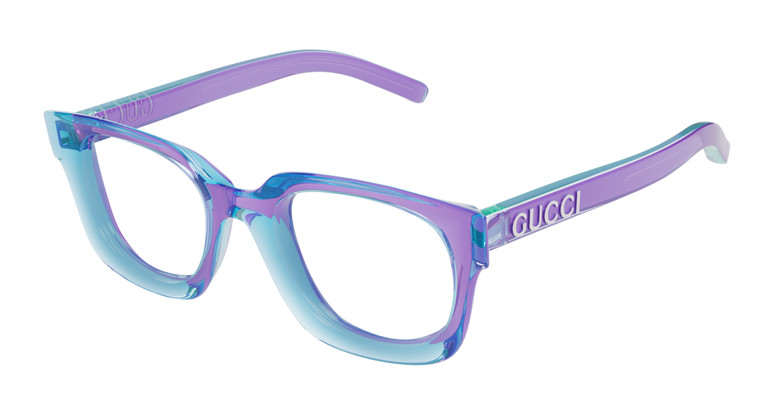 Occhiali da vista gucci gg1721o 003 violeta rectangular / squared femenino taglia 50mm - Vista principale