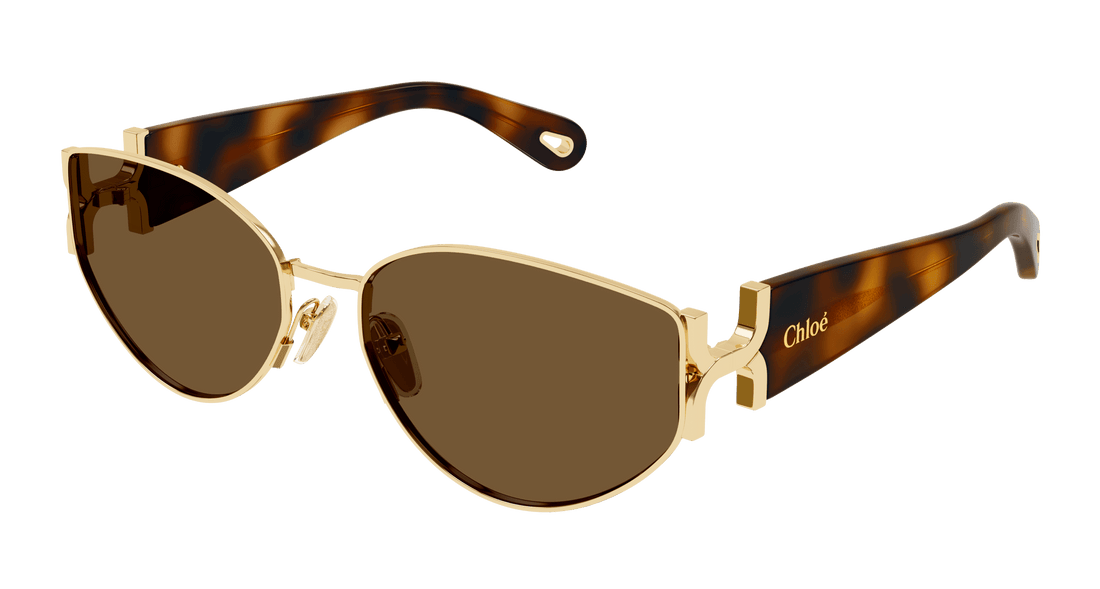 Sonnenbrillen chloé ch0260s 002 dorado round/oval/panthos femenino größe 59mm - Hauptansicht