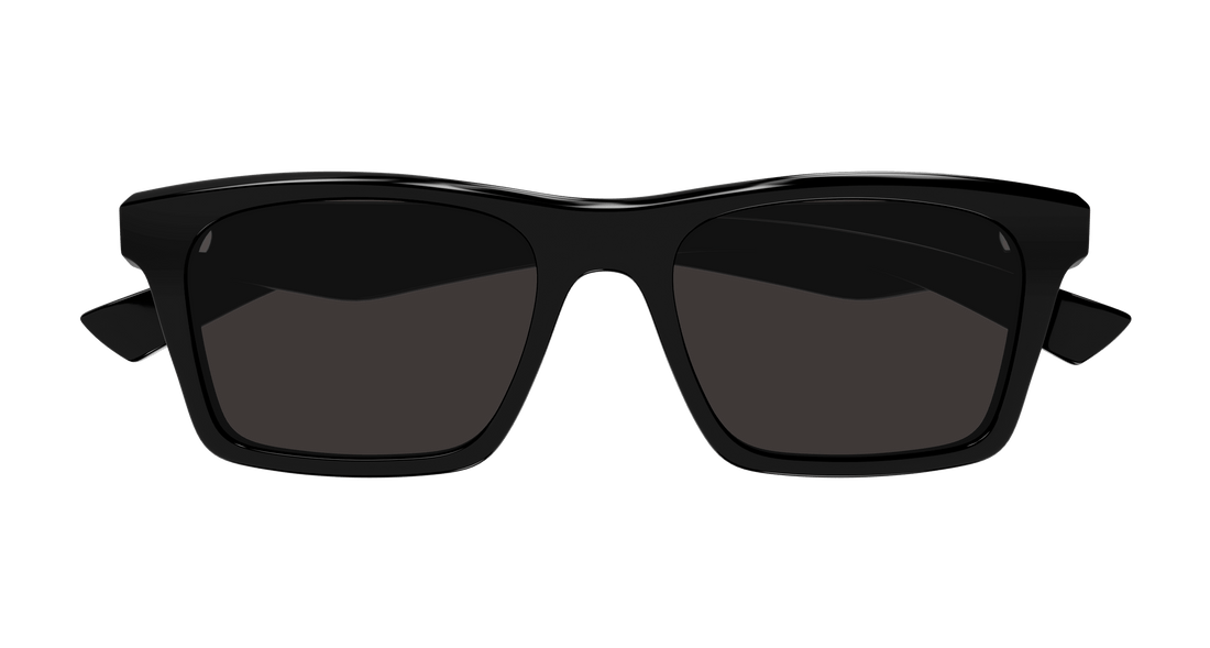 Óculos de sol alexander mcqueen am0472s 001 negro rectangular / squared masculino tamanho 53mm - Vista de detalhe