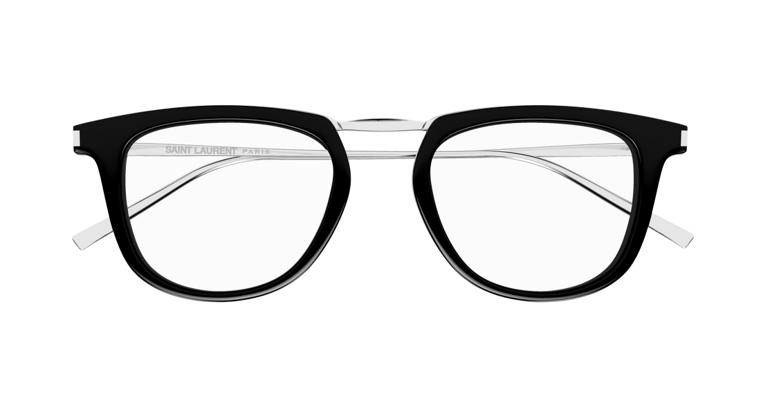 Dioptrijske naočale saint laurent sl 753 opt 001 negro round/oval/panthos unisex veličina 50mm - Detaljni prikaz