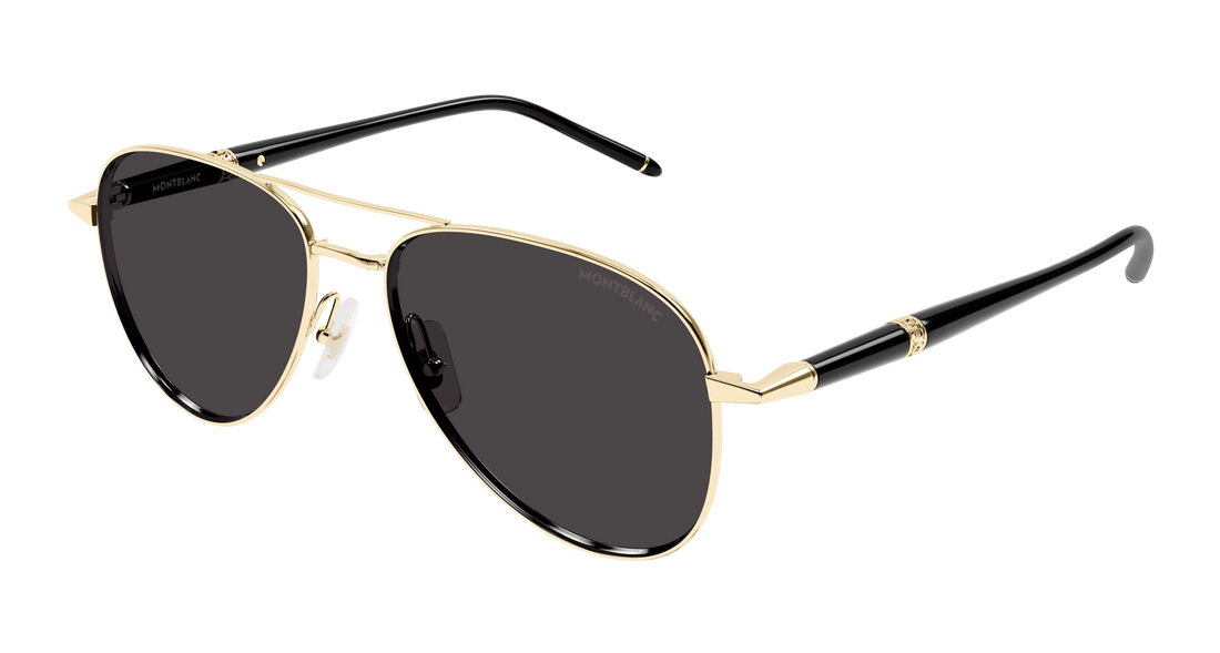Lunettes de soleil montblanc mb0345s 001 masculino taille 57mm - Vue principale