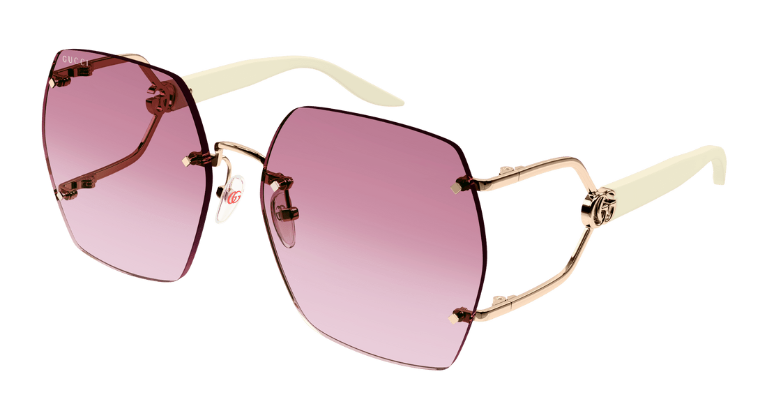 Okulary przeciwsłoneczne gucci gg1562s 004 dorado square femenino rozmiar 62mm - Widok główny
