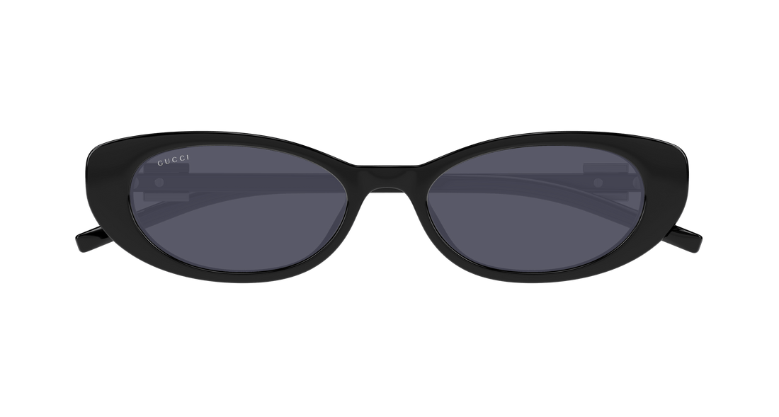 Lunettes de soleil gucci gg1680s 001 negro cat eye femenino taille 52mm - Vue détaillée