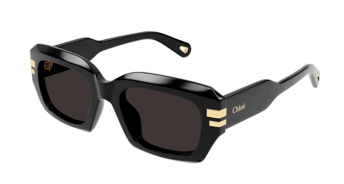 Sonnenbrillen chloé ch0256s 001 negro rectangular / squared femenino größe 53mm - Hauptansicht