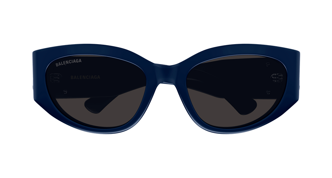 Occhiali da sole balenciaga bb0324sk 008 azul oval femenino taglia 55mm - Vista dettagliata