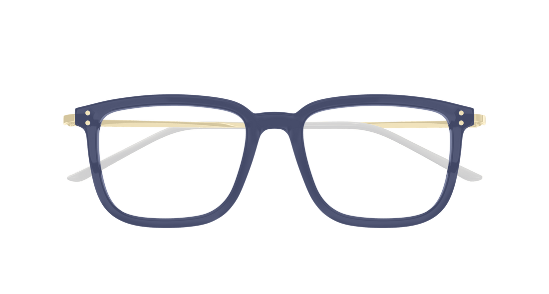 Occhiali da vista gucci gg1709o 007 azul rectangular / squared masculino taglia 53mm - Vista dettagliata