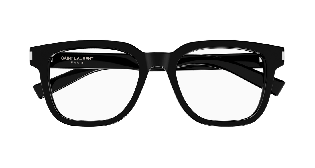 Brillen saint laurent sl 711 opt 001 negro rectangular / squared masculino größe 52mm - Detailansicht