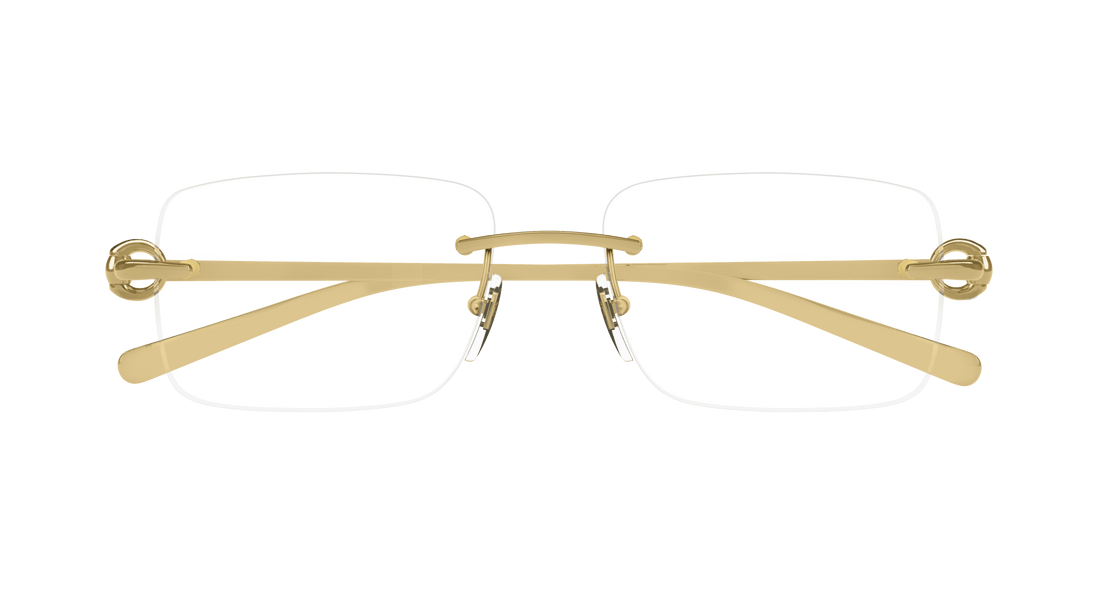 Occhiali da vista gucci gg1703o 003 dorado rectangular / squared masculino taglia 55mm - Vista dettagliata