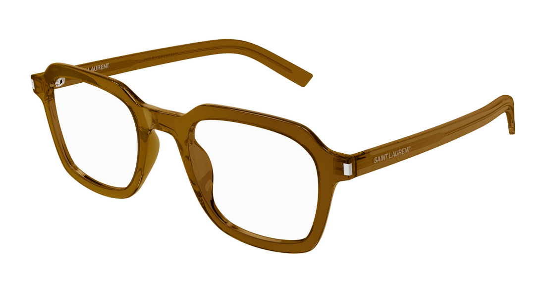 Brillen saint laurent sl 715 slim opt 005 marron rectangular / squared unisex größe 49mm - Hauptansicht
