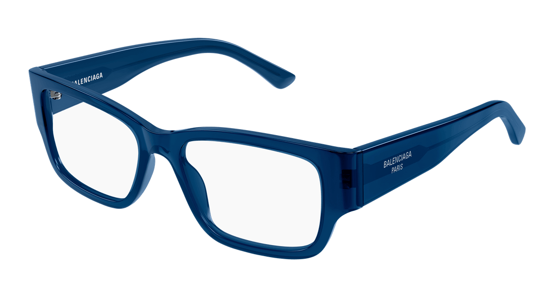 Occhiali da vista balenciaga bb0371o 003 azul rectangular / squared masculino taglia 53mm - Vista principale