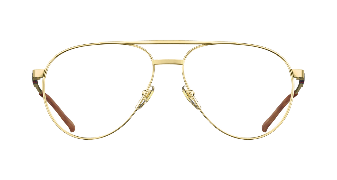 Occhiali da vista gucci gg1679o 002 dorado pilot/navigator masculino taglia 56mm - Vista dettagliata