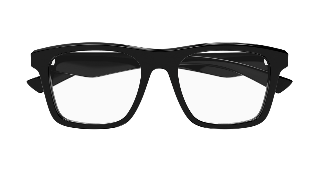 Brillen alexander mcqueen am0475o 006 negro rectangular / squared unisex größe 56mm - Detailansicht