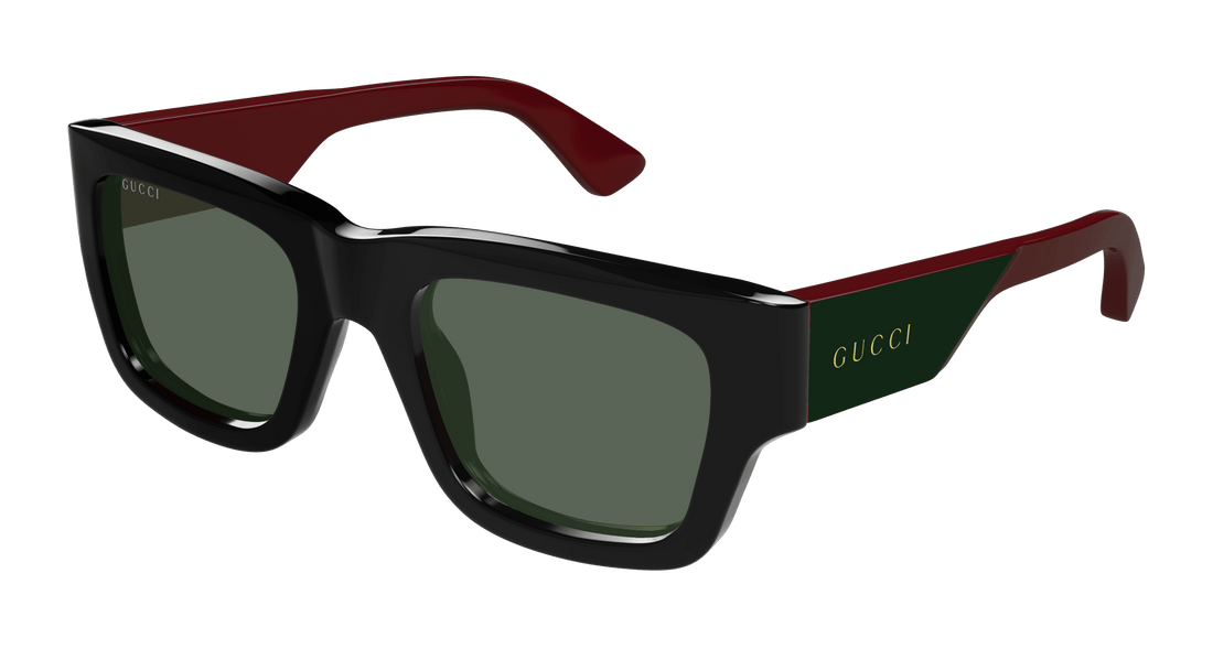 Gafas de sol gucci gg1668s 003 negro rectangular / squared masculino talla 52mm - Vista principal
