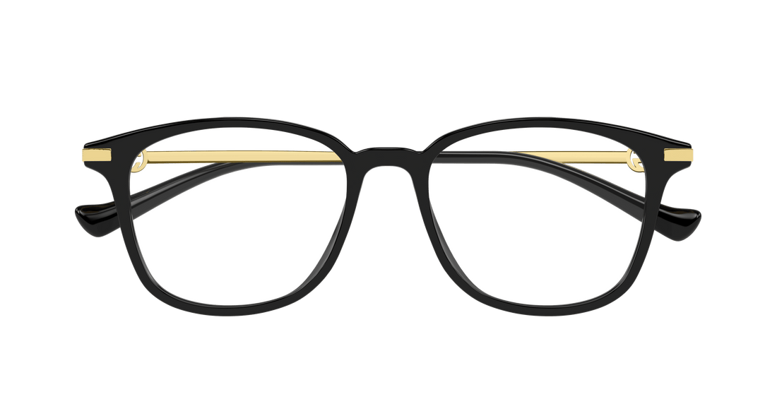 Brillen gucci gg1745oa 001 negro round/oval/panthos femenino größe 53mm - Detailansicht
