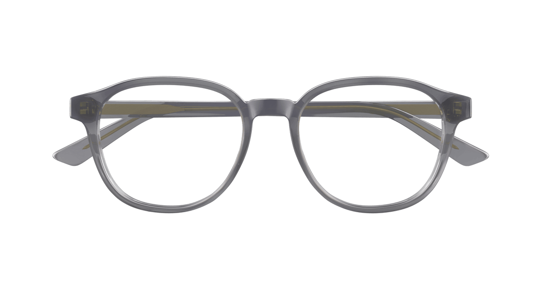 Occhiali da vista bottega veneta bv1312o 009 gris round/oval/panthos masculino taglia 52mm - Vista dettagliata